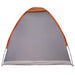 Kamperen tent met dak Grijs en Oranje 190 x 140 x 105 cm