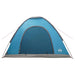 Kamperen tent met dak met luchtopening Blauw 275 x 215 x 125 cm