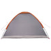 Kamperen tent met dak Grijs en Oranje 275 x 215 x 125 cm
