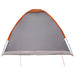 Kamperen tent met dak Grijs en Oranje 275 x 215 x 125 cm