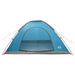 Kamperen tent met dak met luchtopening Blauw 335 x 275 x 180 cm