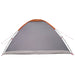 Kamperen tent met dak Grijs en Oranje 335 x 275 x 180 cm