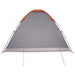 Kamperen tent met dak Grijs en Oranje 335 x 275 x 180 cm