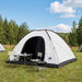 Kamperen tent met dak Wit Blackout 335 x 275 x 180 cm