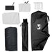 Kamperen tent met dak Wit Blackout 190 x 140 x 105 cm