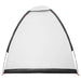 Kamperen tent met dak Wit Blackout 190 x 140 x 105 cm