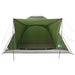 Kamperen tent met dak Groen 4-persoons Polyester en staal