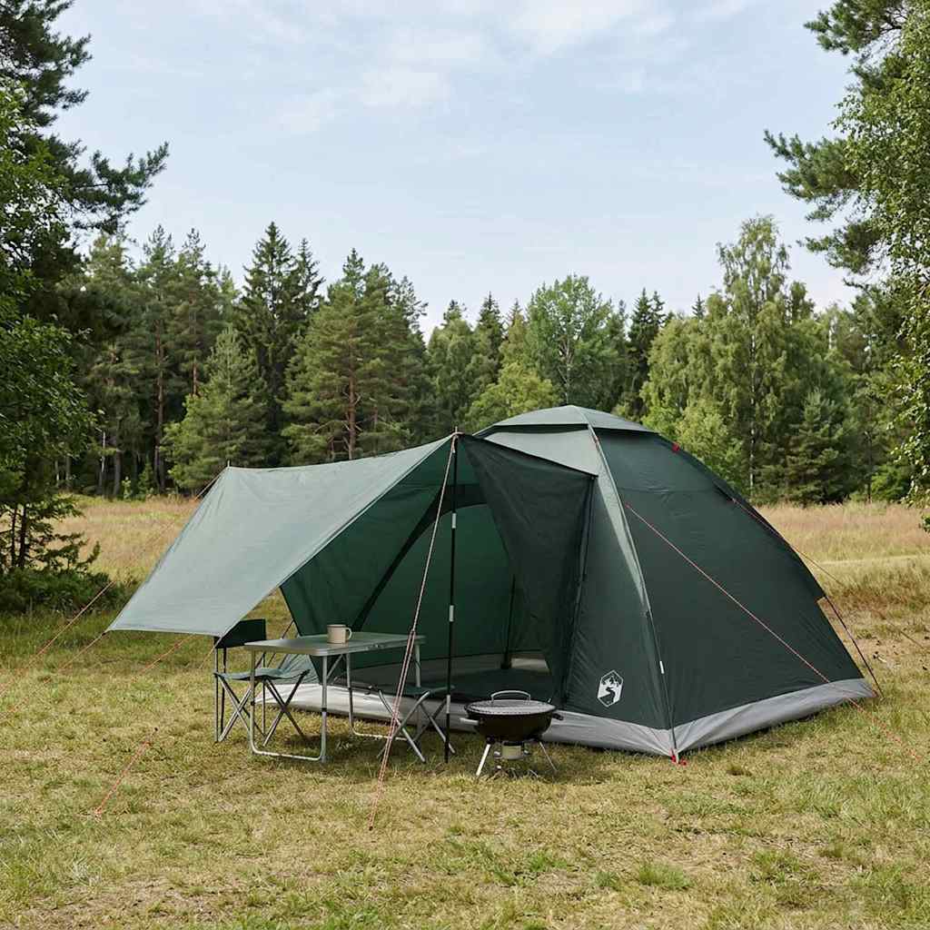 Kamperen tent Legergroen 275 x 215 x 125 cm Polyester en staal