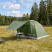 Kamperen tent met dak Groen 6-persoons Polyester en staal