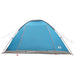 Kamperen tent met dak Blauw 6-persoons Polyester en staal