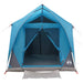 Tunneltent met dak Blauw 8-persoons Polyester en staal