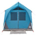 Tunneltent met dak Blauw 8-persoons Polyester en staal