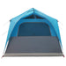 Tunneltent met dak Blauw 10-persoons Polyester en staal