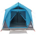 Tunneltent met dak Blauw 10-persoons Polyester en staal