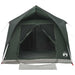 Tunneltent met dak Leger groen 10-persoons Polyester en staal