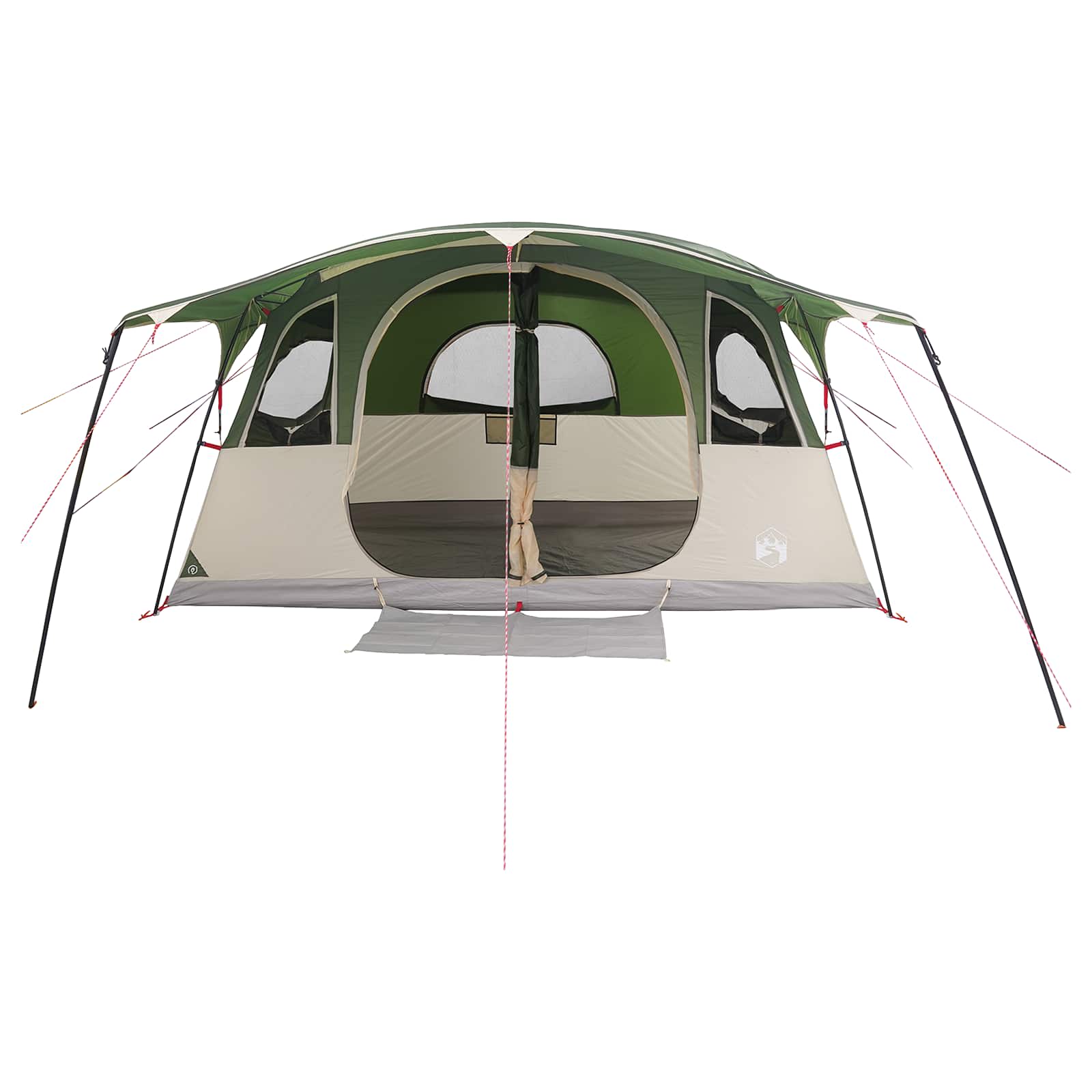 Tunneltent 10-persoons Groen Polyester en staal