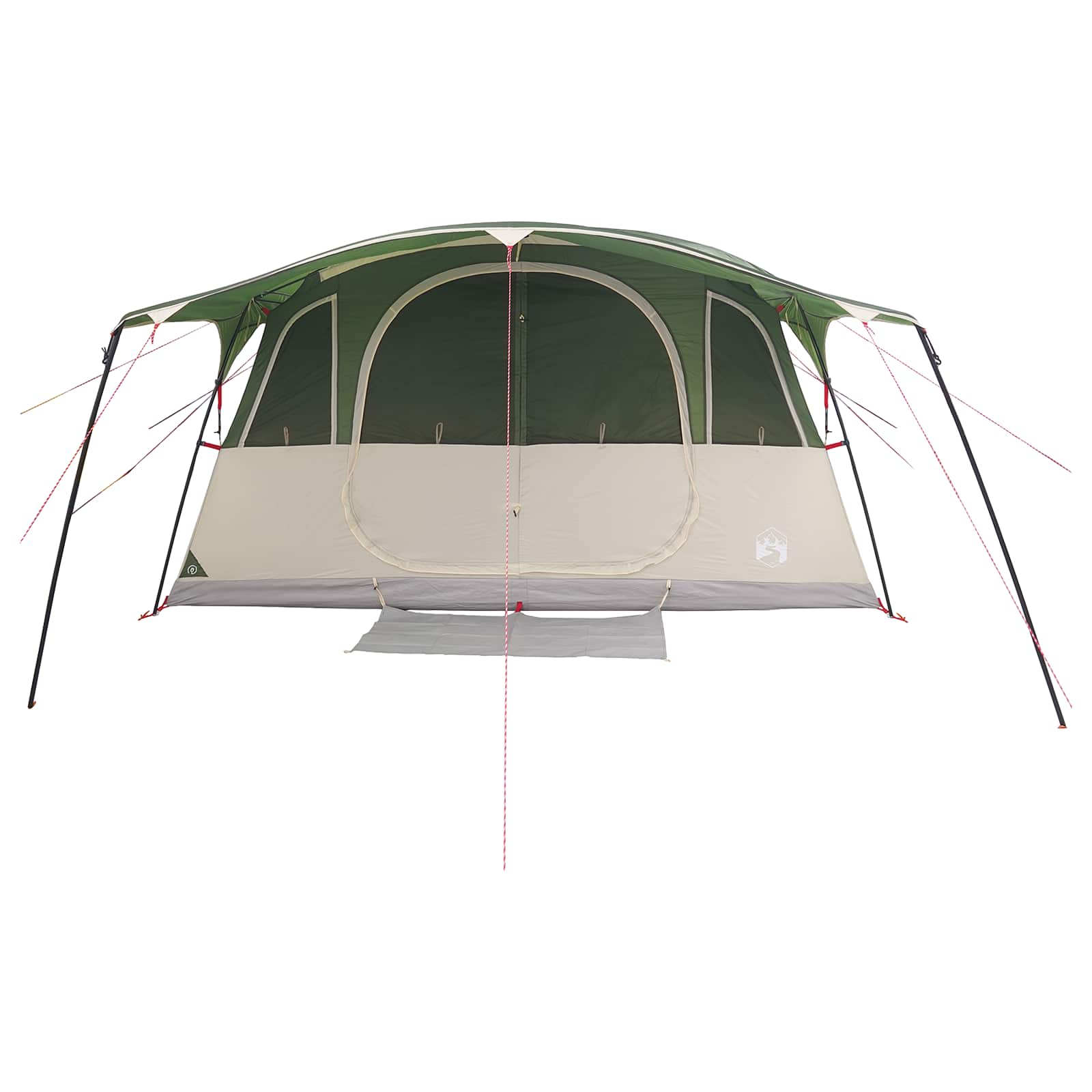 Tunneltent 10-persoons Groen Polyester en staal