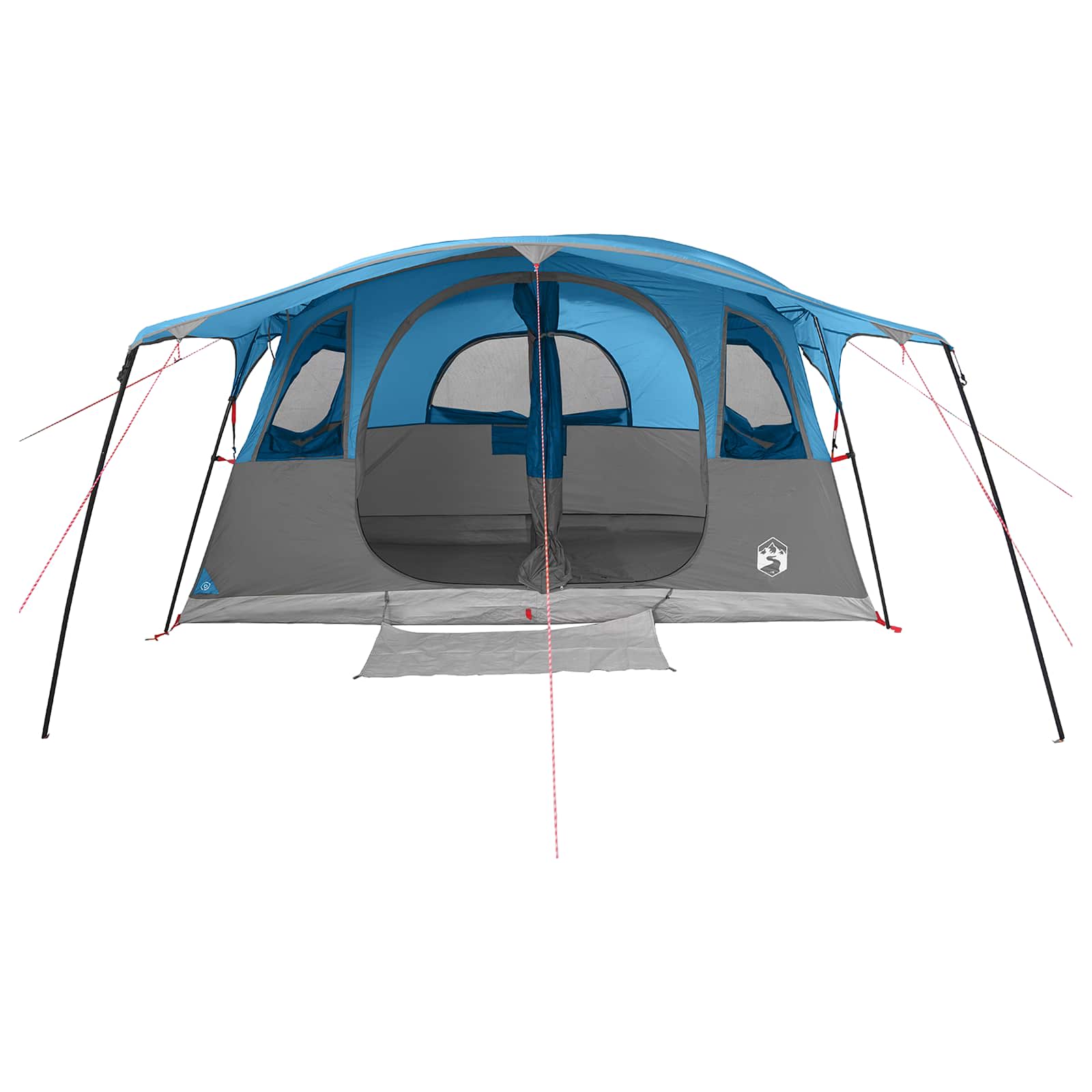 Tunneltent 10-persoons Blauw Polyester en staal