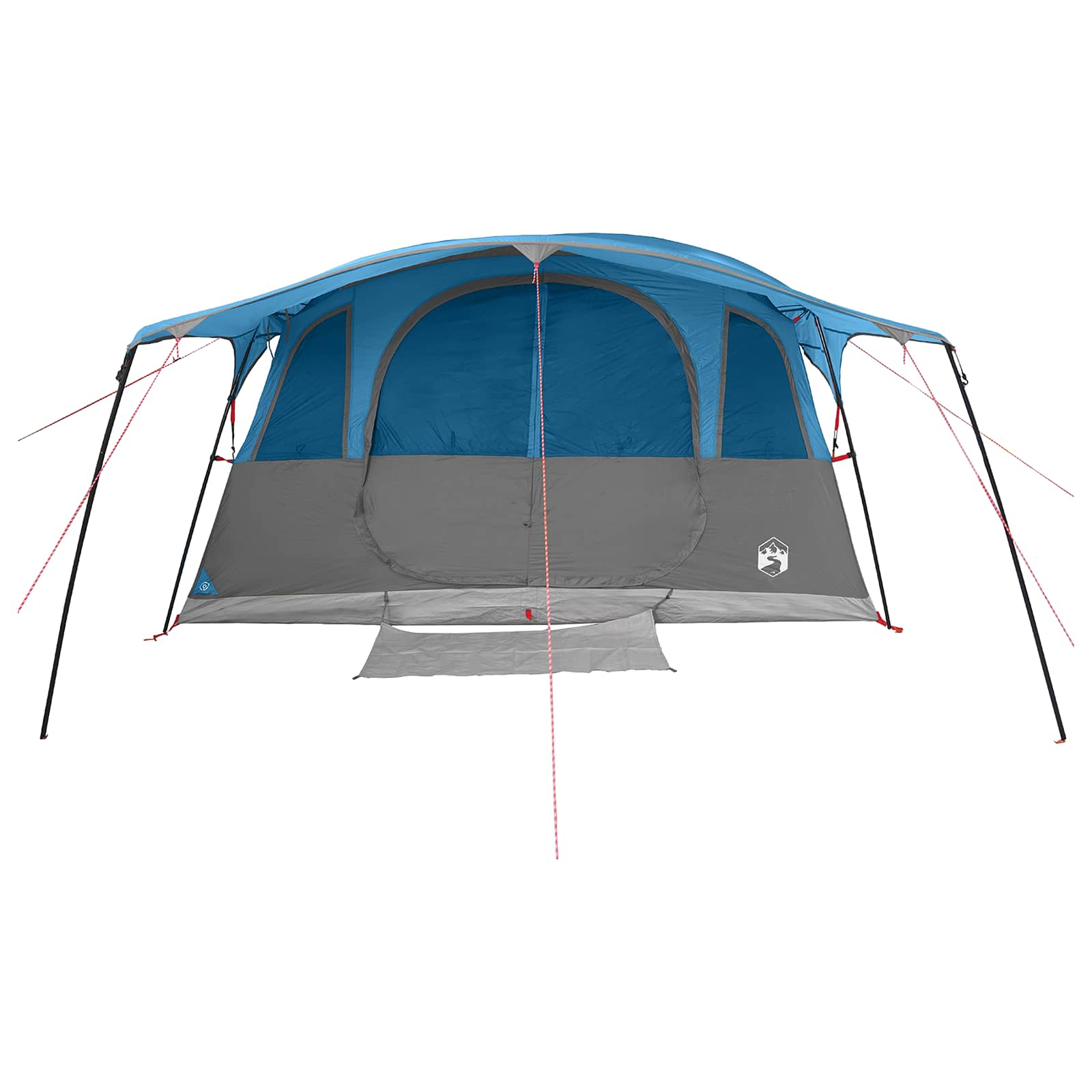 Tunneltent 10-persoons Blauw Polyester en staal