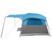 Tunneltent 10-persoons Blauw Polyester en staal