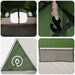 Tunneltent met dak Groen 427 x 305 x 205 cm Polyester en staal