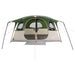 Tunneltent met dak Groen 427 x 305 x 205 cm Polyester en staal