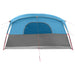 Tunneltent met dak Blauw 427 x 305 x 205 cm Polyester en staal