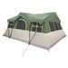 Gezinstent met dak Groen 487 x 340 x 216 cm Polyester en staal