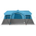 Gezinstent met dak Blauw 487 x 340 x 216 cm Polyester en staal