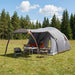 Tunneltent met dak Grijs en Oranje 370 x 275 x 210 cm