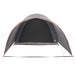 Tunneltent met dak Grijs en Oranje 370 x 275 x 210 cm