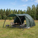 Tunneltent Legergroen 370 x 275 x 210 cm Polyester en staal