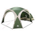 Zijtent met dak Groen 410 x 410 x 250 cm Polyester en staal