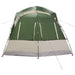 Zijtent met dak Groen 410 x 410 x 250 cm Polyester en staal