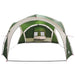 Zijtent met dak Groen 410 x 410 x 250 cm Polyester en staal