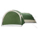 Zijtent met dak Groen 410 x 410 x 250 cm Polyester en staal