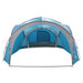Zijtent met dak Blauw 410 x 410 x 250 cm Polyester en staal