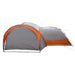 Zijtent Grijs en Oranje 410 x 410 x 250 cm Polyester en staal