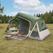 Huisje Tent met dak Groen 480 x 273 x 205 cm Polyester en staal