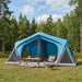 Huisje Tent met dak Blauw 480 x 273 x 205 cm Polyester en staal