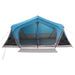 Huisje Tent met dak Blauw 480 x 273 x 205 cm Polyester en staal