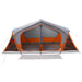 Huisje Tent met dak Grijs en Oranje 480 x 273 x 205 cm