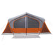 Huisje Tent met dak Grijs en Oranje 480 x 273 x 205 cm