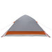 Directe Tent met dak Grijs en Oranje 305 x 215 x 140 cm