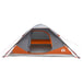 Directe Tent met dak Grijs en Oranje 305 x 215 x 140 cm