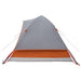 Directe Tent met dak Grijs en Oranje 305 x 215 x 140 cm