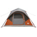 Directe Tent met dak Grijs en Oranje 305 x 275 x 190 cm