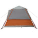 Directe Tent met dak Grijs en Oranje 305 x 275 x 190 cm