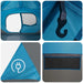 Directe Tent Blauw 365 x 380 x 200 cm Polyester en staal