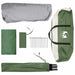 Directe Tent 10-persoons Groen Polyester en staal